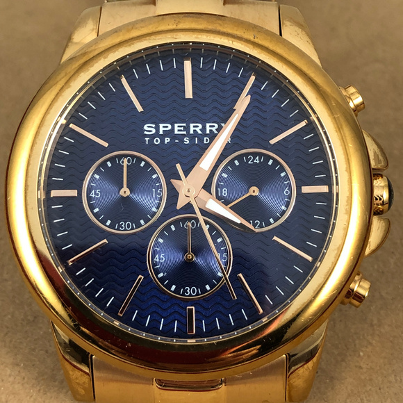 Sperry  Rose Gold Navy Halyard Chronograph Watch - Picture 1 of 6